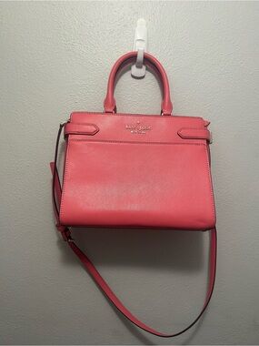 Kate Spade Medium Staci Satchel in Garden Pink
